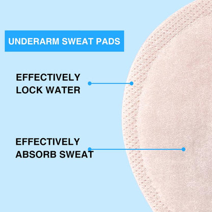 Sweat-absorbing armpit pads