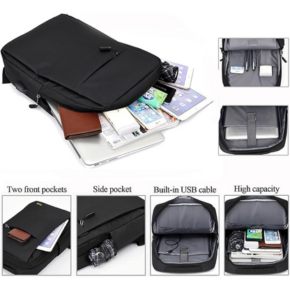 Skanto | Anti-Theft Backpack – Elegant Security for Your Valuables