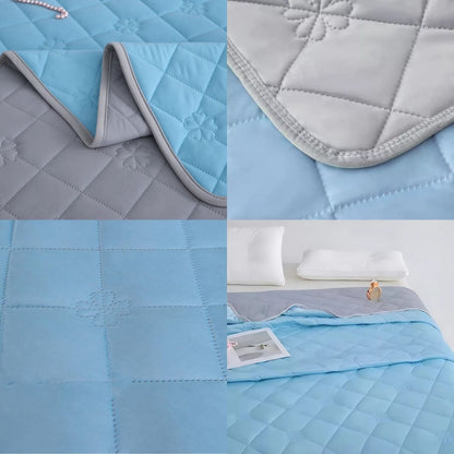 SilkCool | Cooling Blanket – Instant Cooling Comfort – Hypoallergenic Silk Fiber – Overheating Prevention – Relief for Night Sweats and Sensitive Skin Karnz