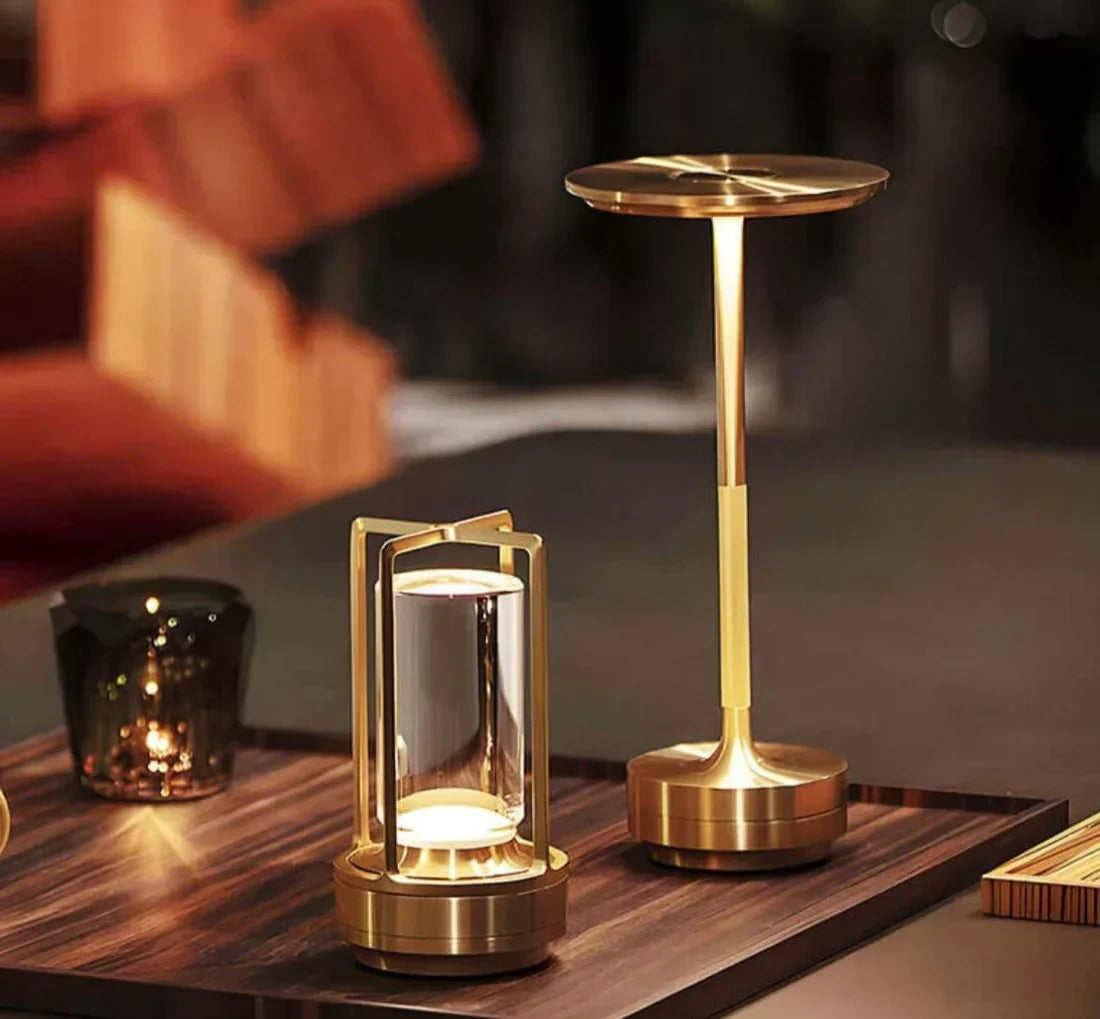 Skanto | Waterproof and Portable Crystal Table Lamp - AuroraGlow