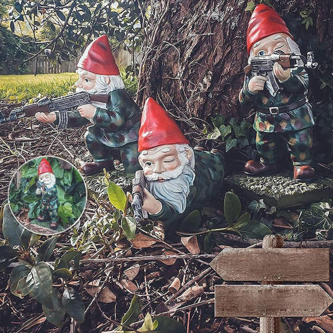 Skanto | Military Garden Gnome