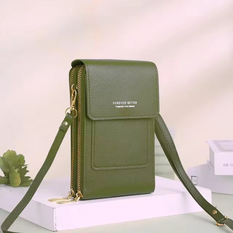BowLift | Leather Crossbody Phone Bag | Over-the-Shoulder Phone Bag