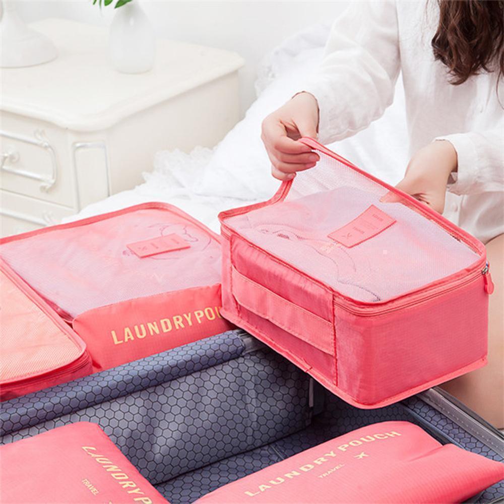 Travel clothing storage bag (1 Set, 6 Pieces)