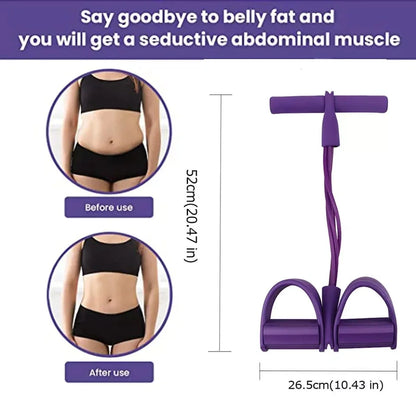 Pull Rope Ab Exerciser Tummy Trimmer Bowlift