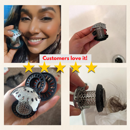 BathTub Drain Hair Catcher – Effortlessly Catches Hair Without Clogs Bowlift
