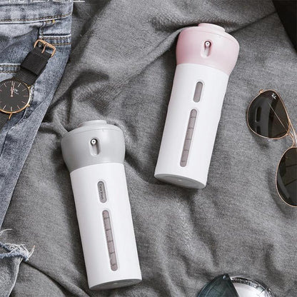 4-in-1 Lotion Shampoo Gel Travel Dispenser | Karnz