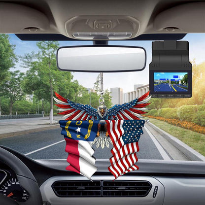 Skanto | Eagle Flag Hanging Ornament for Car
