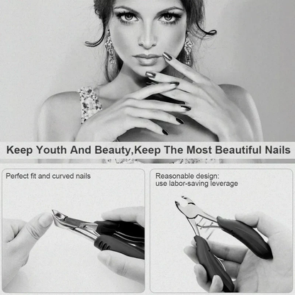 BowLift | Toenail Clipper for Seniors, Sharp, Ergonomic & Ideal for Thick Nails