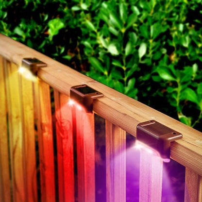 Outdoor Waterproof Stair Solar Lights (4 PCS) | Bowlift