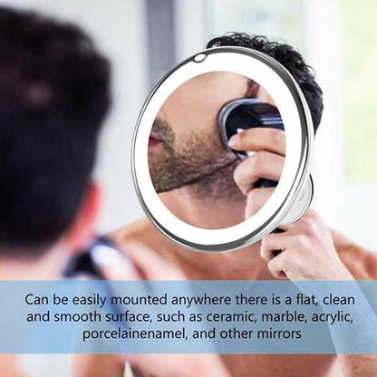Skanto | 10x Magnification LED Lighted Makeup Mirror