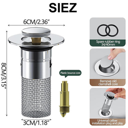 Sink drain sieve hair catcher | Bowlift