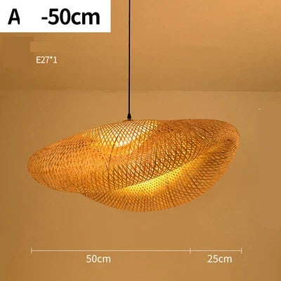 Skanto | Handmade Rattan Pendant Lamp - RayaLight