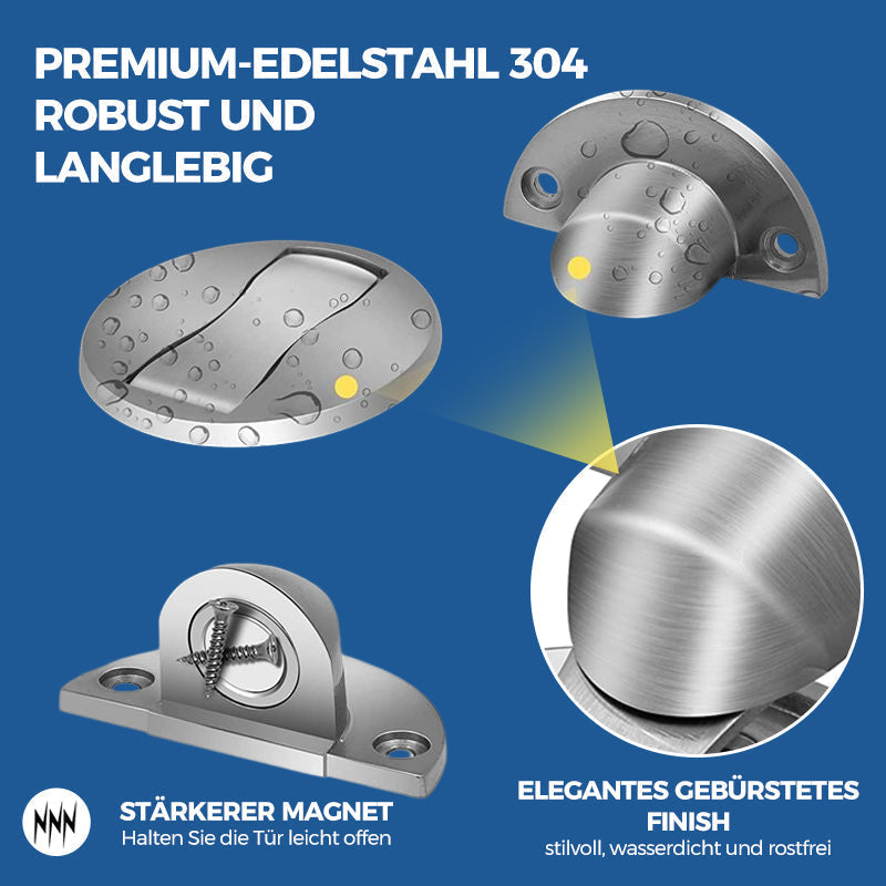 Skanto | Invisible Magnetic Door Stopper Made of Stainless Steel