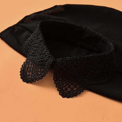 Women's Blouse with Lace Insert | Skanto