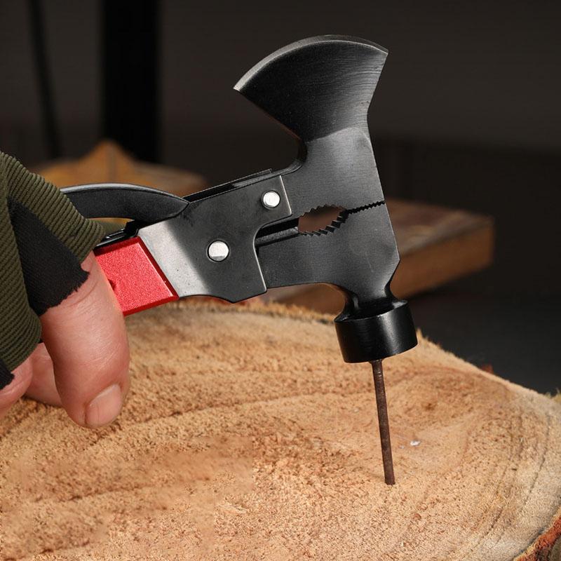 Skanto | Steel Hammer Axe Multi-tool for Camping