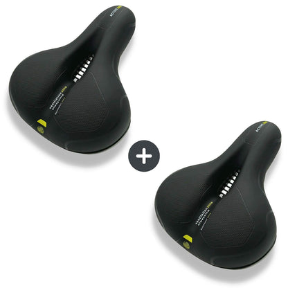 Sandsberg | CloudComfort Pro Bicycle Saddle | Pressure-Relieving Memory Foam | Black