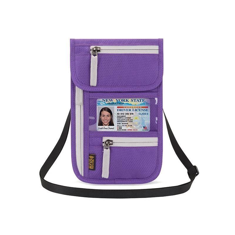 Travel wallet with RFID blocking