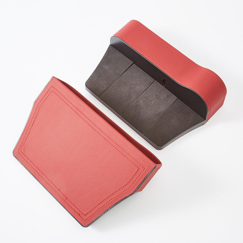 Multifunctional storage box for car seats