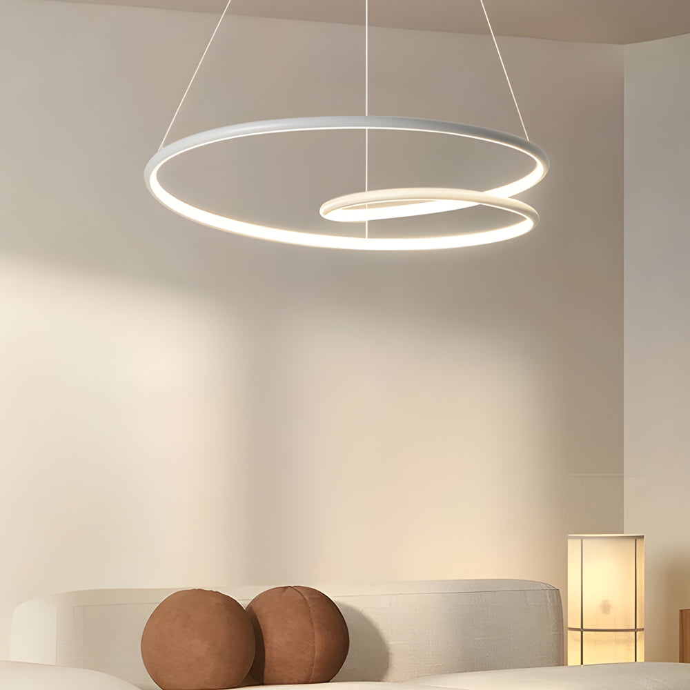 Modern LED Chandelier with Dimming Function – Pendant Light for Dining Room and Living Room | Karnz