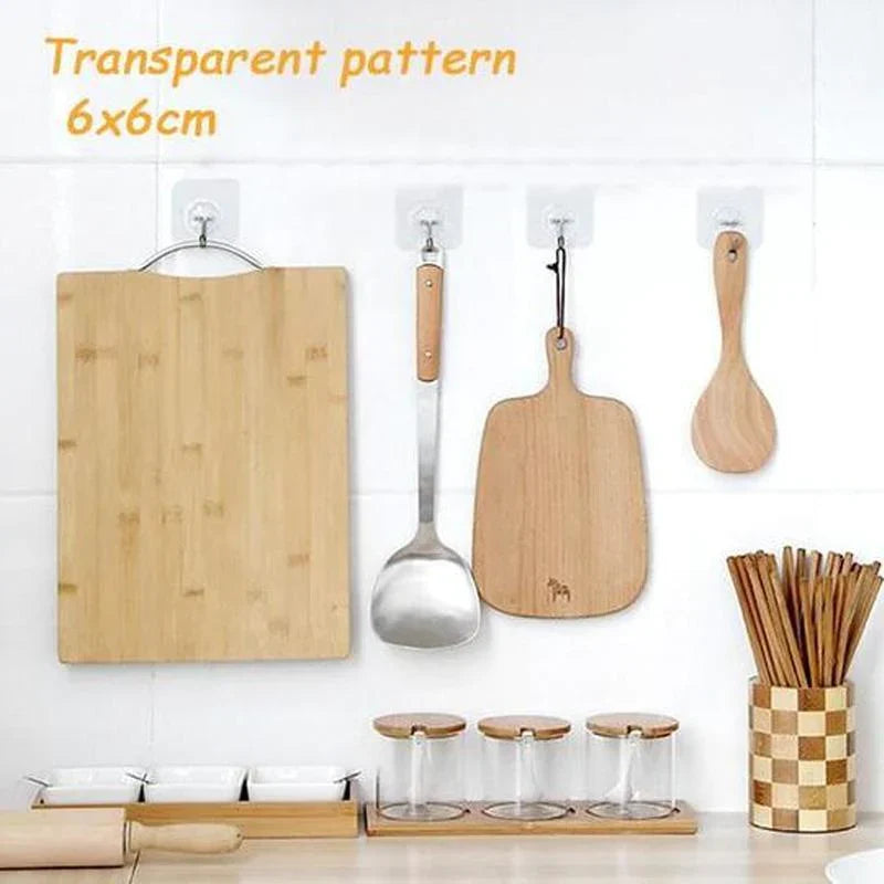Seamless Adhesive Hooks (10/20/30 Pieces)