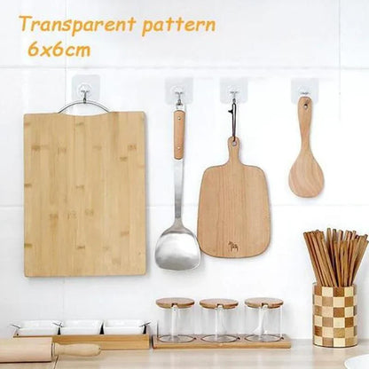 Seamless Adhesive Hooks (10/20/30 Pieces)