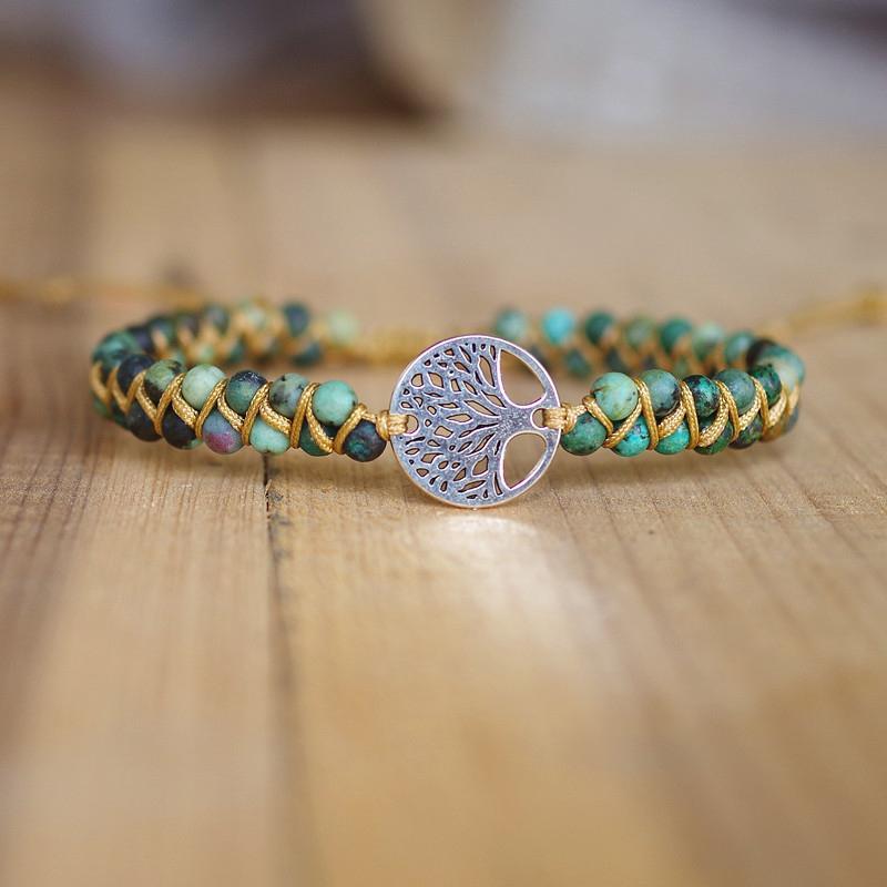 Handmade Tree of Life Bracelet Braided | Skanto