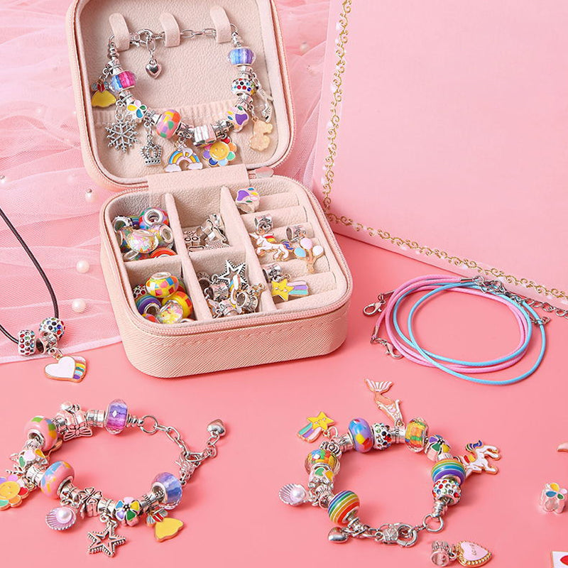 Handmade pearl bracelet set for children