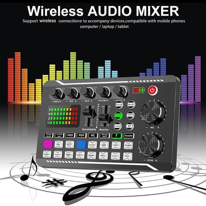 Live sound card with DJ mixer effects & voice changer | Bowlift