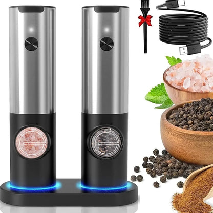 Skanto | Noble Electric Salt and Pepper Grinder with Battery