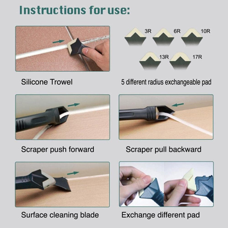 Skanto | Silicone Sealant Tools, 3pcs