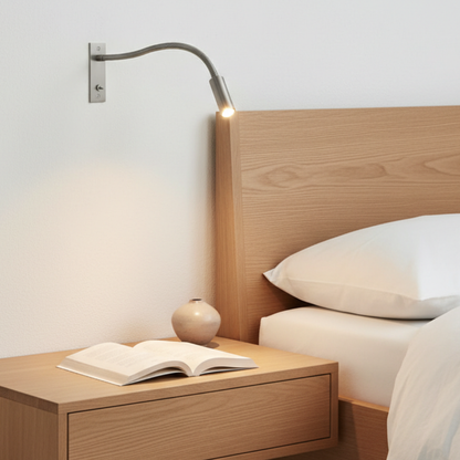 Adjustable Metal Reading Wall Sconce