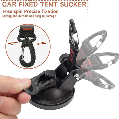 Heavy-duty vacuum suction cup with hook | Karnz