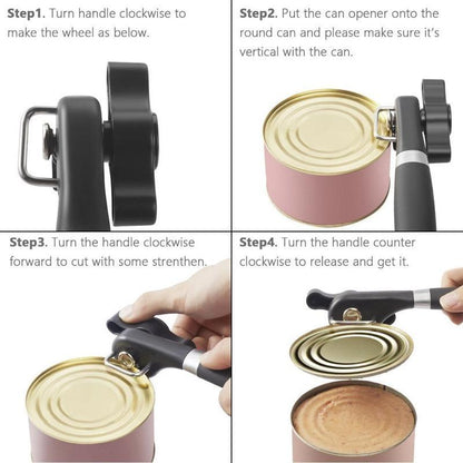 Skanto Stainless Steel Safe Cut Can Opener | Skanto