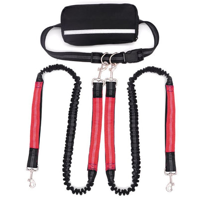 Skanto | Hands-Free Dog Leash with Zipper Pocket