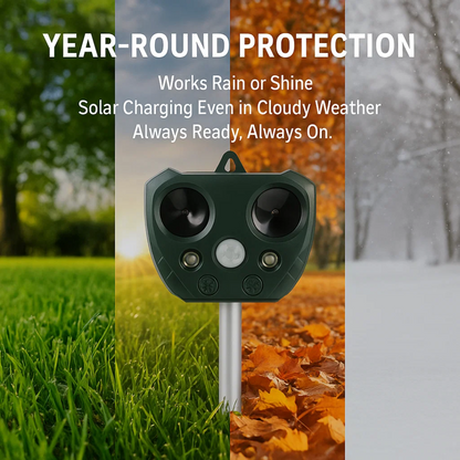 BowLift | Ultrasonic Bird & Pest Defender | Weatherproof, Solar-Powered & Effective for Garden Protection