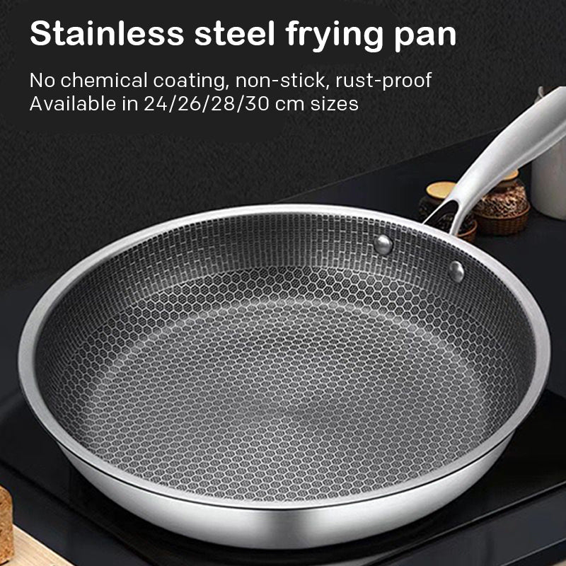 Skanto | Non-stick Stainless Steel Honeycomb Frying Pan