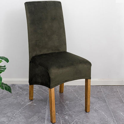 BowLift | Stretch Velvet XL Size Dining Chair Covers x4 | Soft. Stretchable & Non-Slip for Home Dining Room Decoration
