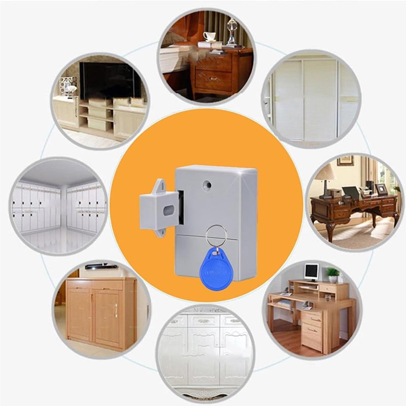 Electronic Cabinet Lock DIY for Wooden Drawer Cabinet | Karnz