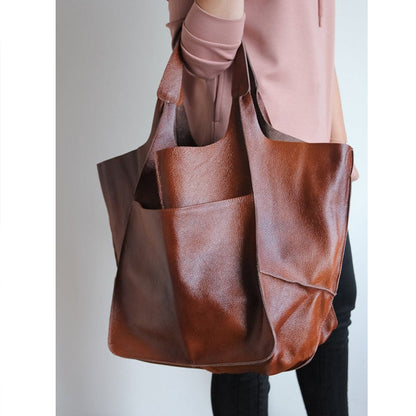 BowLift | Oversized Leather Tote
