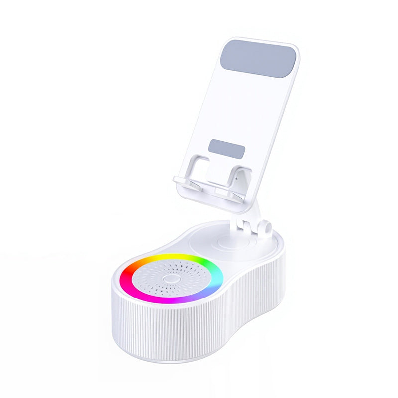 BowLift | 360° Adjustable Phone Stand with Built-in Bluetooth Speaker