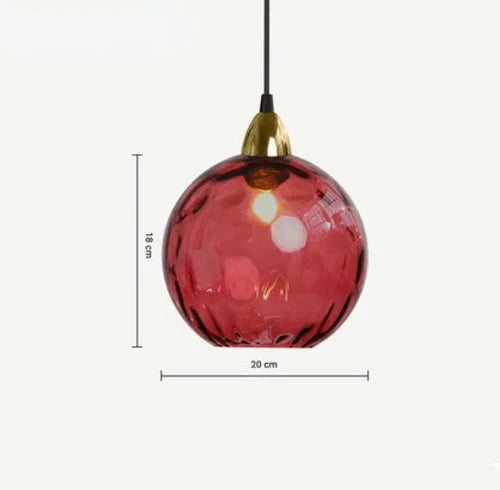 Skanto | Spherical Glass Pendant Light