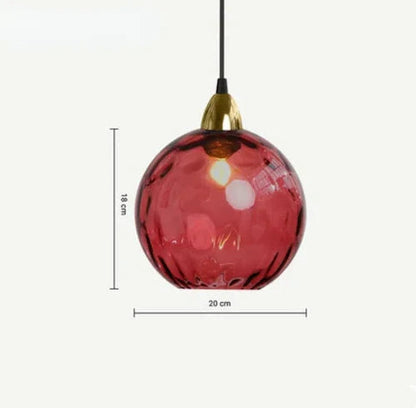 Skanto | Spherical Glass Pendant Light