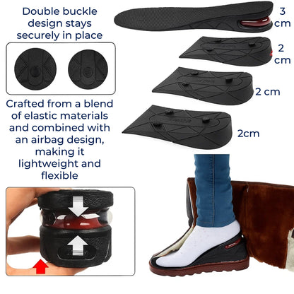 Heelsure | Heel Cushion – Adjustable Height – Breathable and Cushioned Gel – Discreet Comfort for Work, Sports or Daily Use Karnz