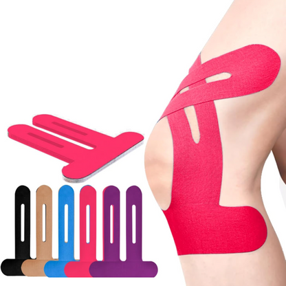Knee Tape FlexiSupport – Pre-cut Kinesio Tape for direct support | Karnz