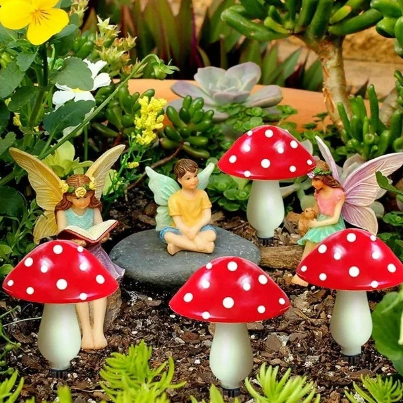 BowLift | MoonlitMushrooms Solar Garden Lights