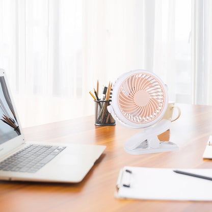 BowLift | Portable Clamp Fan with 360° Rotation – USB & Rechargeable Battery