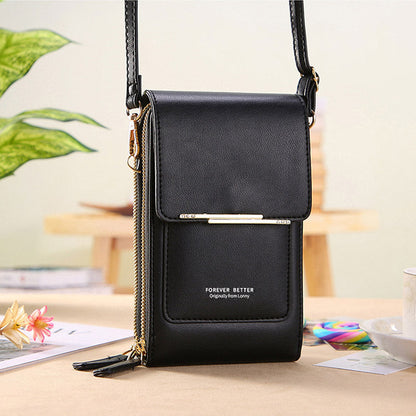 Anti-Theft Leather Bag with Touchscreen | Kalsten