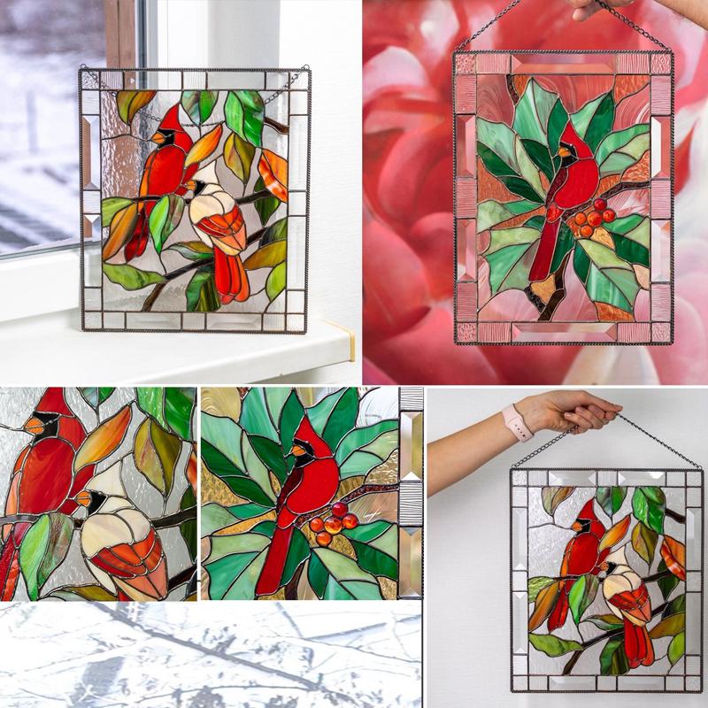 Skanto | Rectangular Bird Window Decoration