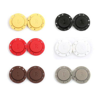 High-quality invisible plastic magnetic button, 5 pieces