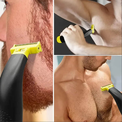 Full-body wet and dry shaver